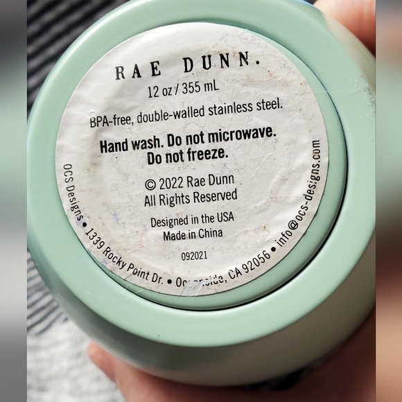 Rae Dunn CHILL OUT Wine Tumbler - Picture 9 of 9